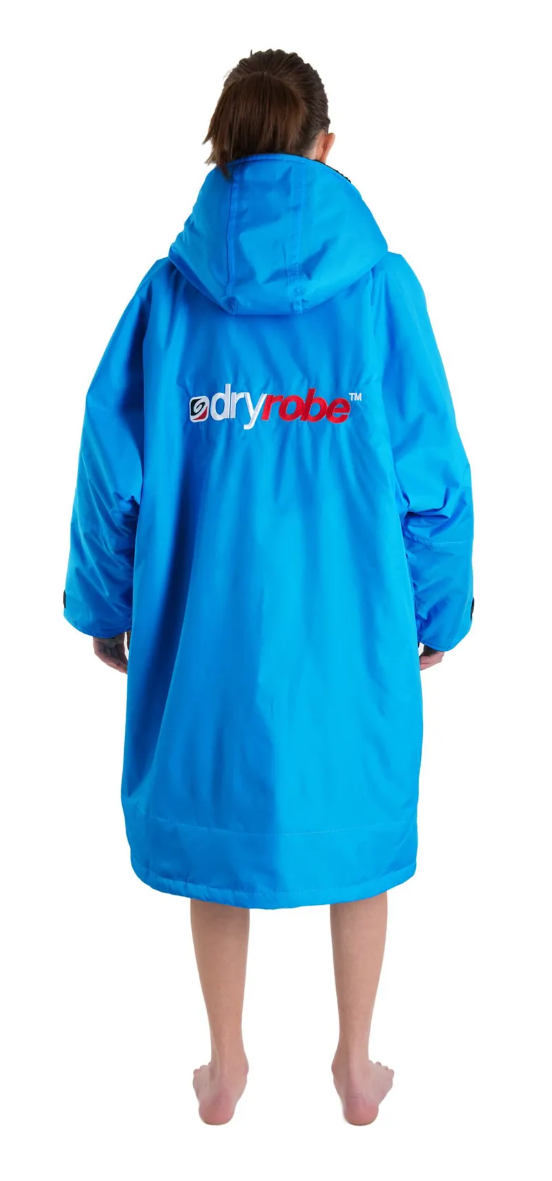 Dryrobe Kids Long Sleeve Cobalt Blue/Black-1